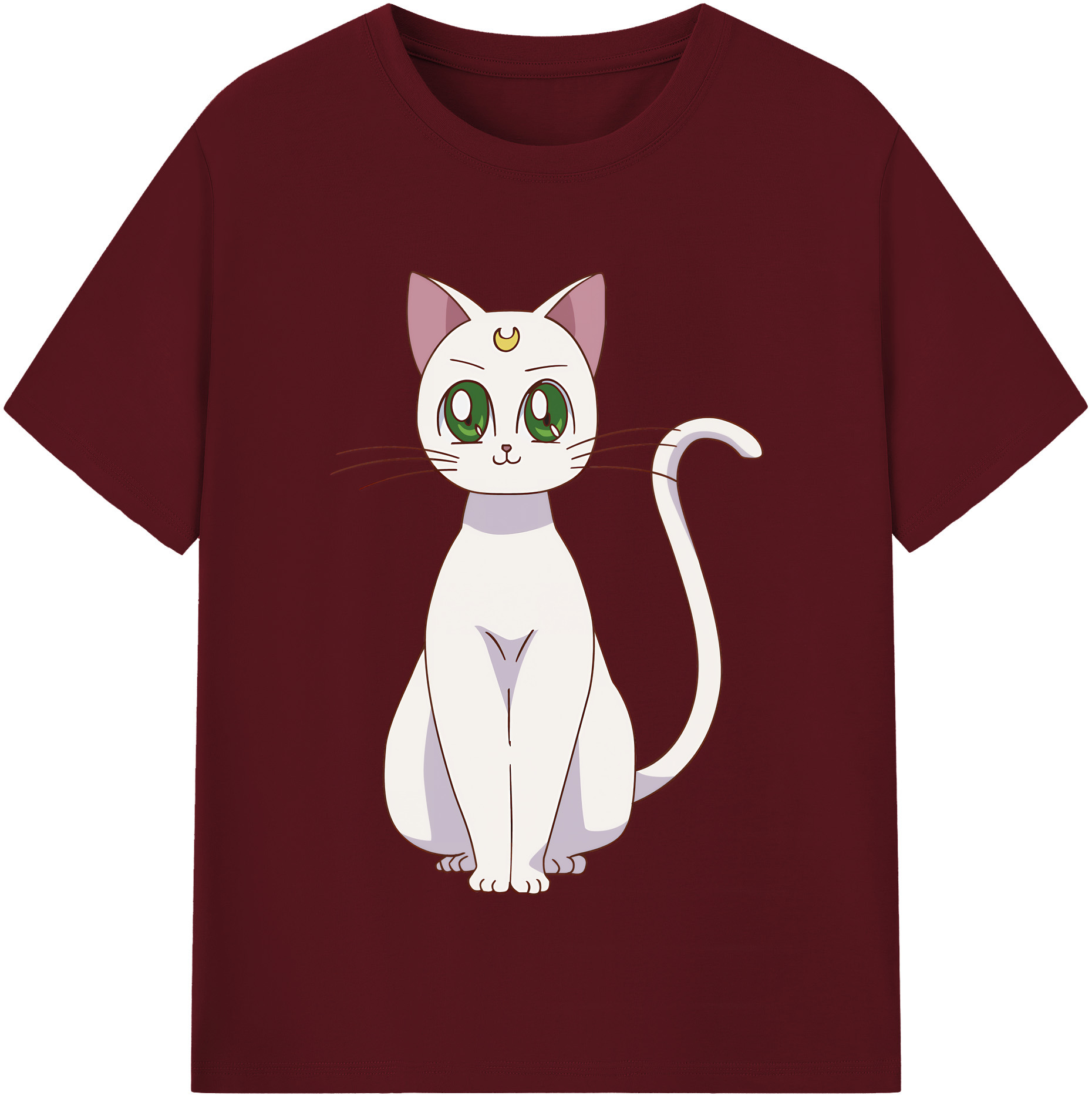 （画像用） 美少女戦士セーラームーン Sailor Moon 綿100％半袖Tシャツ（フロントプリント）